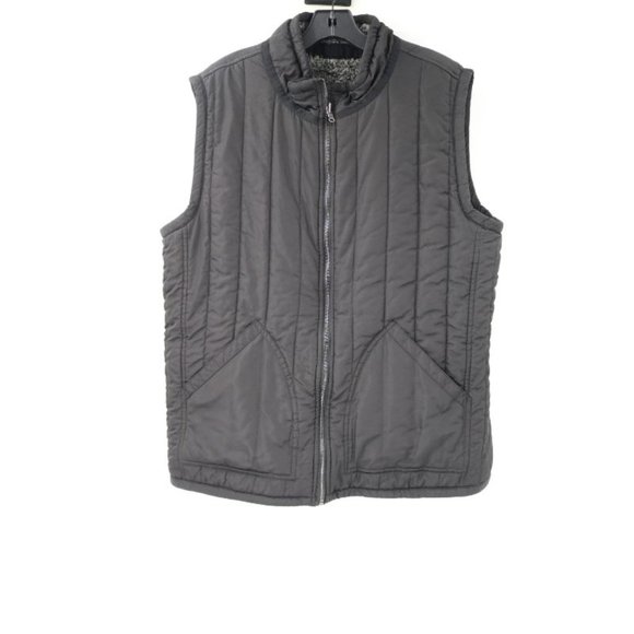 Carbon 2 Cobalt Reversible Vest Mens XL Sherpa Fleece Quilted Full Zip black - Picture 8 of 13